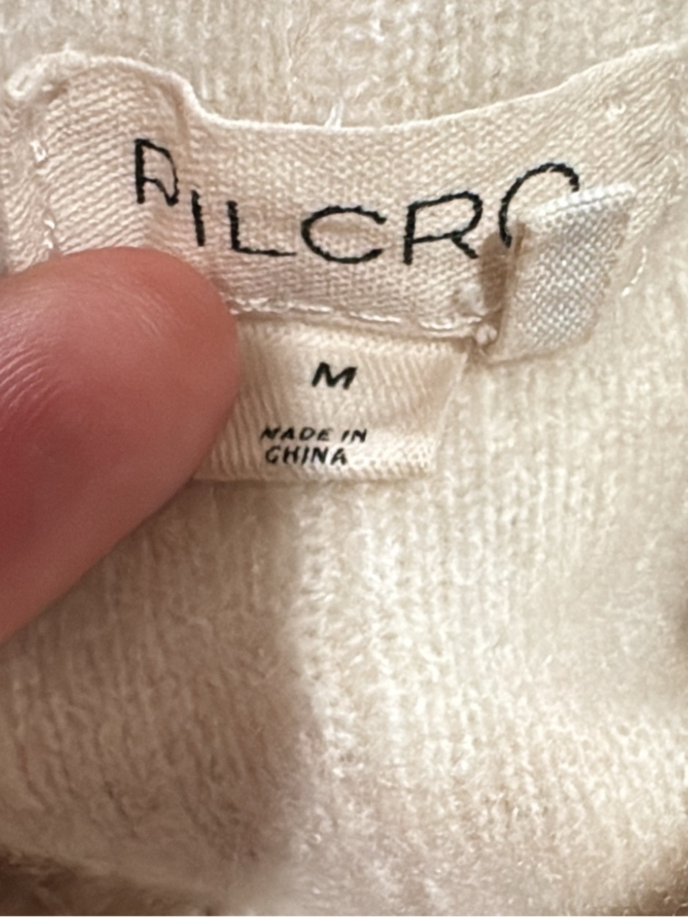 Pilcro Cream and Tan Striped Button-Up Cardigan - Picture 7 of 9